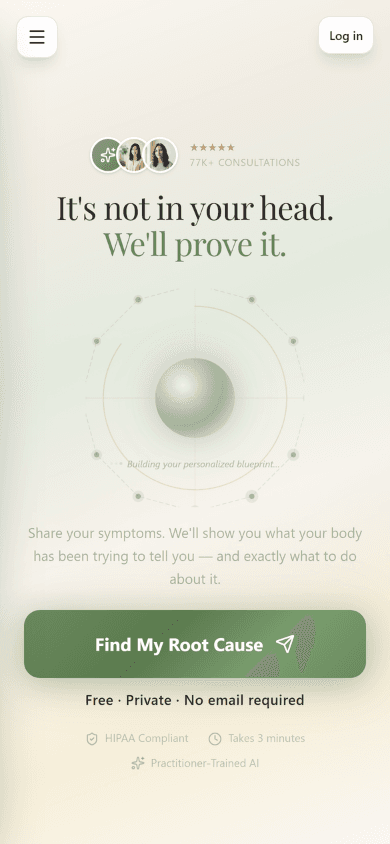 Homepage hero — Find My Root Cause