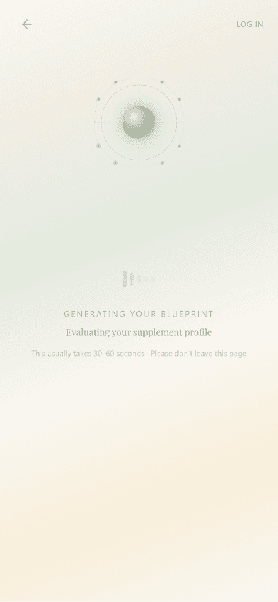 Generating blueprint — loading