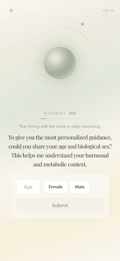 Demographics — age and sex