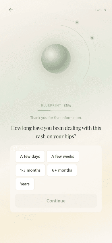 Symptom duration question